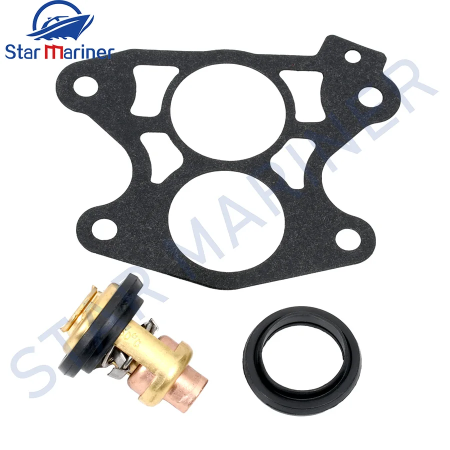 6E5-12411 688-12414 6E5-12411-30 688-12414-A1-00 Fit For Yamaha 15-115-130-220HP 50 degree Thermostat Gasket Kit