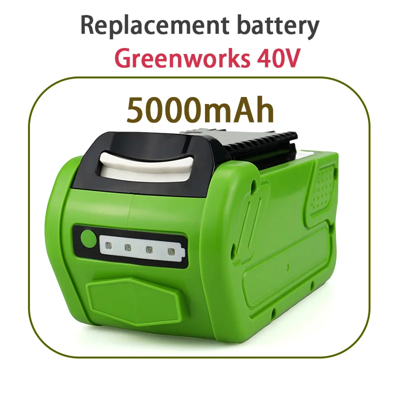 5Ah For Greenworks batteries 40V Li-ion Replacement Battery High Power