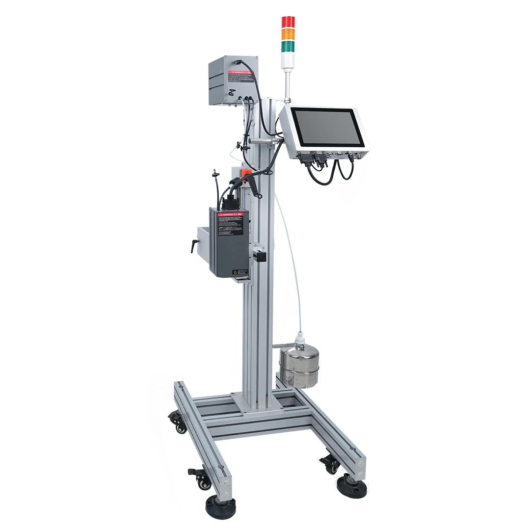 DOCOD P2000 Single-head Piezo Inkjet Printer 10.1 Inch Touch Screen Split Design QR Code/Barcode Coding Machine Non-fading