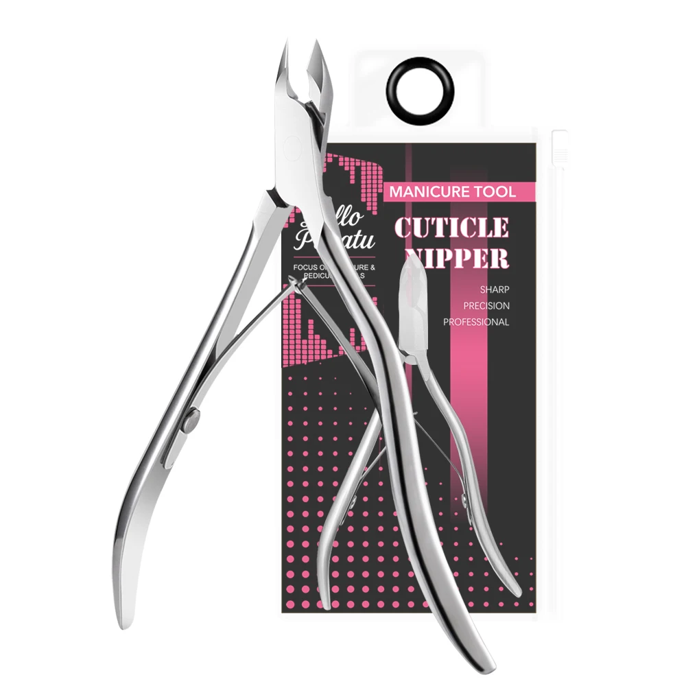 1 Pz Pinza per cuticole Strumenti per manicure Clipper Professionale Mezza 5mm Mascella Tagliacuticole Precisione Tagliacuticole Strumento