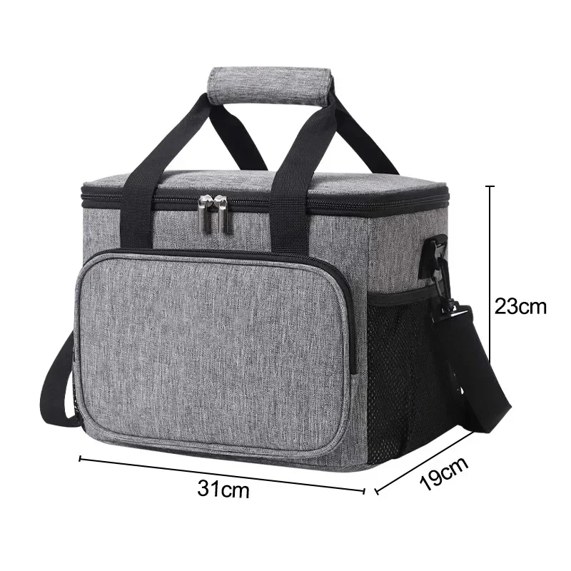 

Thick Insulation Bag Outdoor Oxford Cloth Ice Pack Large Capacity Portable Lunch Bag for Insulation and Cooling Storage Baskets