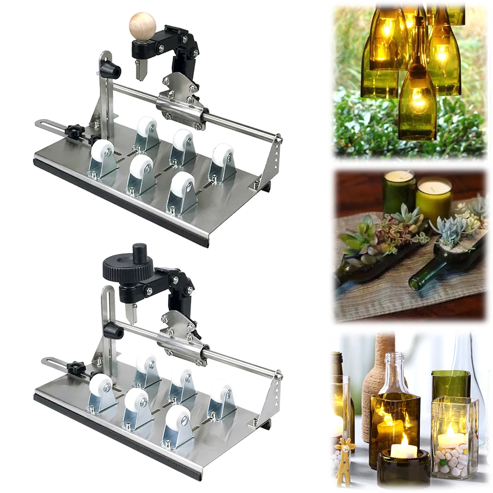 

Glass Bottle Cutter Wine Beer Glass Sculptures Cutter Machine for Round Square Bottle for Bottles of Beer Liquor Whiskey
