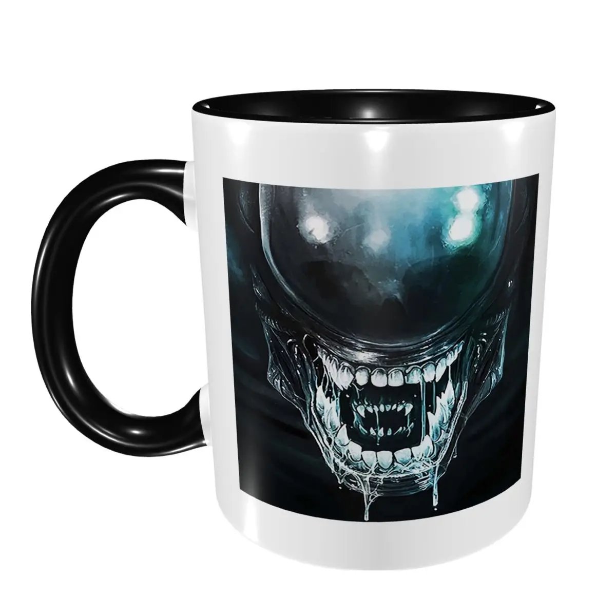 Xenomorph Alien Mug Funny Ceramic Coffee Cups Tea Mugs Milk Cup Drinkware Gifts for Friends