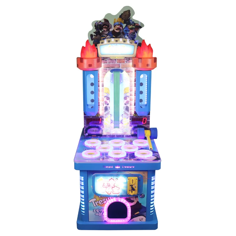 

Игровые консоли Royal Treasure Whack-a-mole Торговые центры Аркадные машины с монетоприемником Детский игровой автомат с молотком