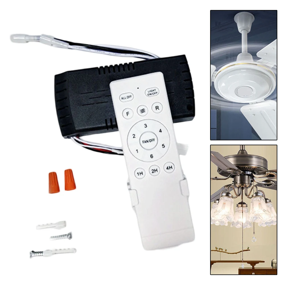 Ventilador De Teto Kit De Controle Remoto, Conversão De Freqüência, Alta Tensão, 6-Velocidade De Luz, Receptor Controlador, Alta Qualidade