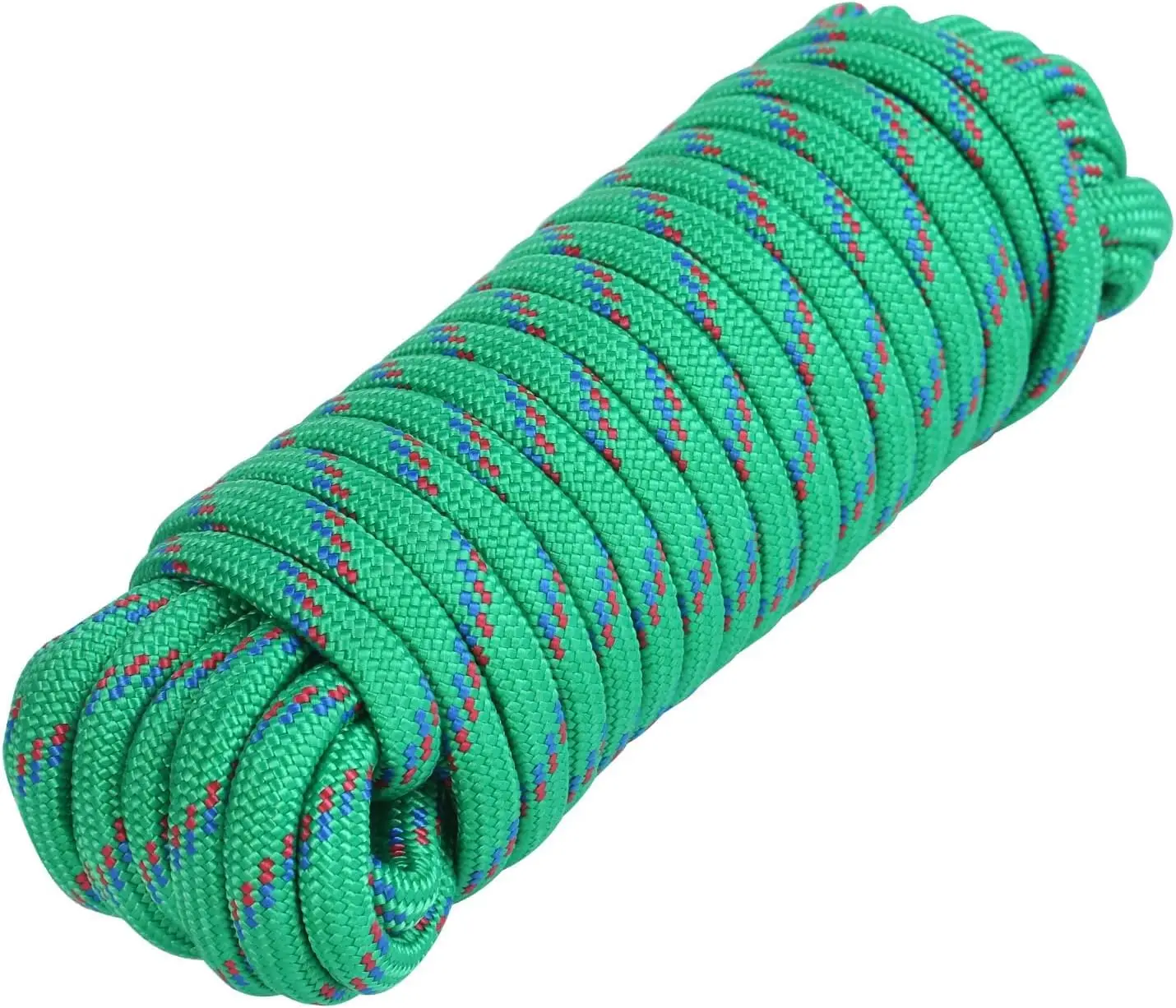 

3/8" x 50 Ft Diamond Braided Rope, Extra Strength, Weather Resistant for Outdoor Use