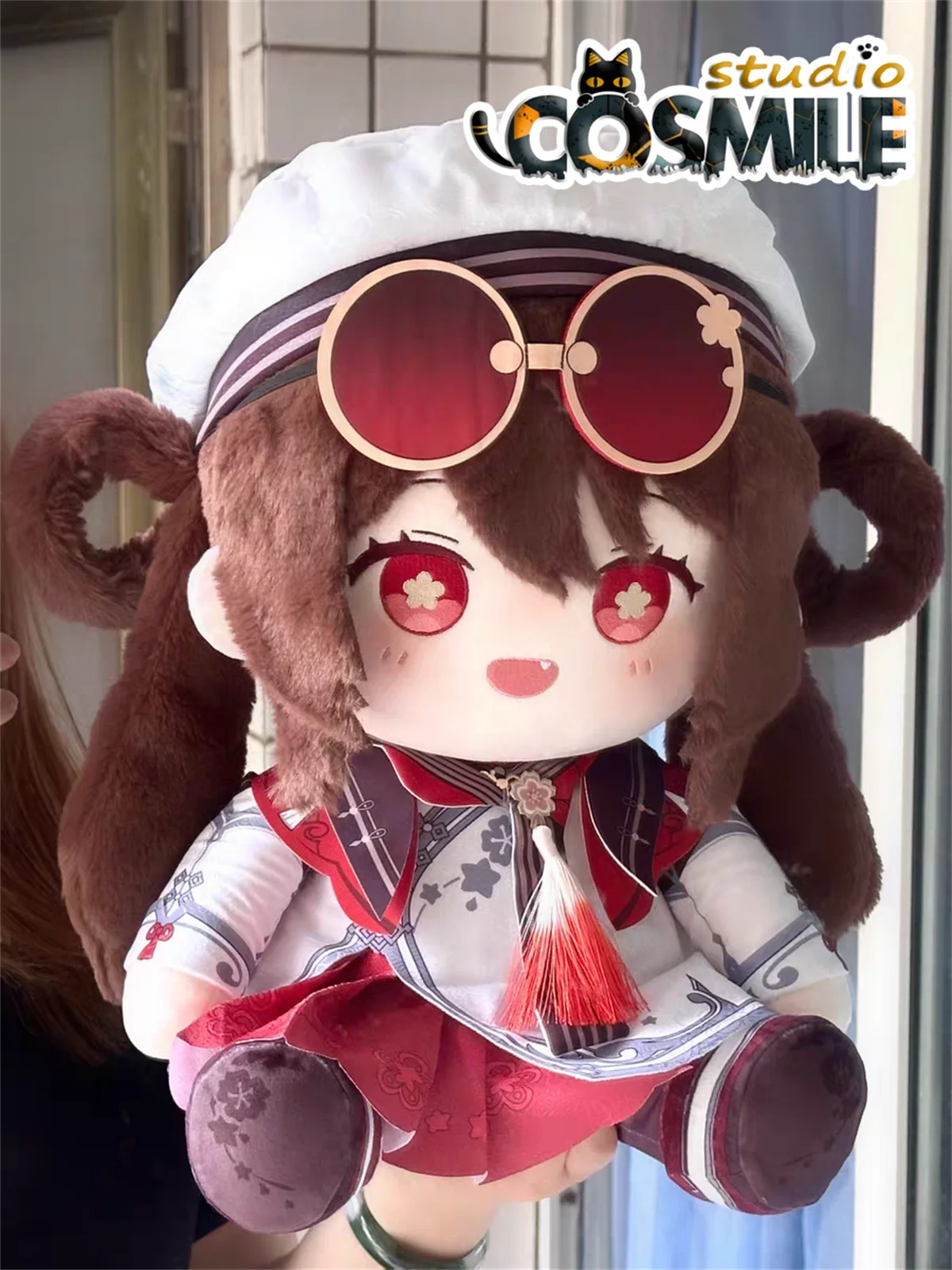 Hu Tao BavagliJuego Genshin Impact Peluche relleno 40 cm Muñeco de peluche Ropa para el cuerpo Jong