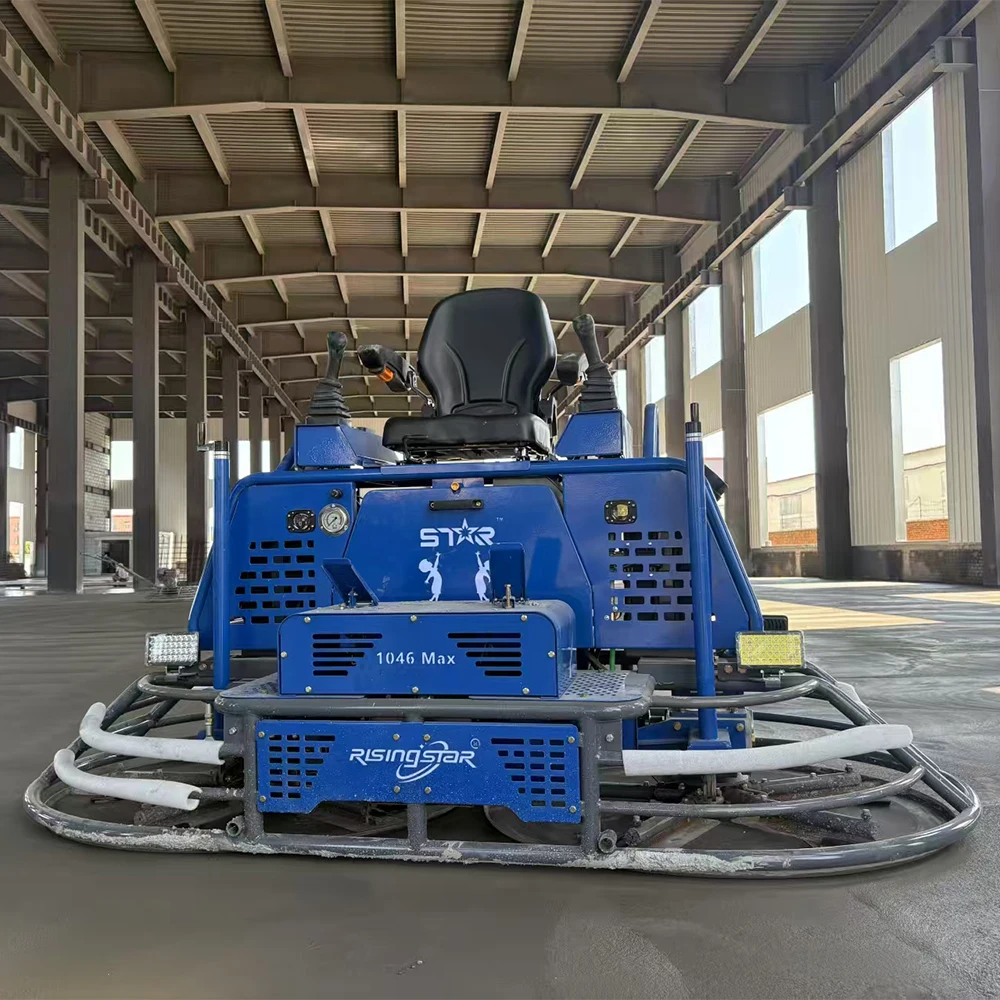 New Style Hydraulic Control Engine Powered Driving Power Trowel Machine Concrete Polishing Float Concrete Helicopter