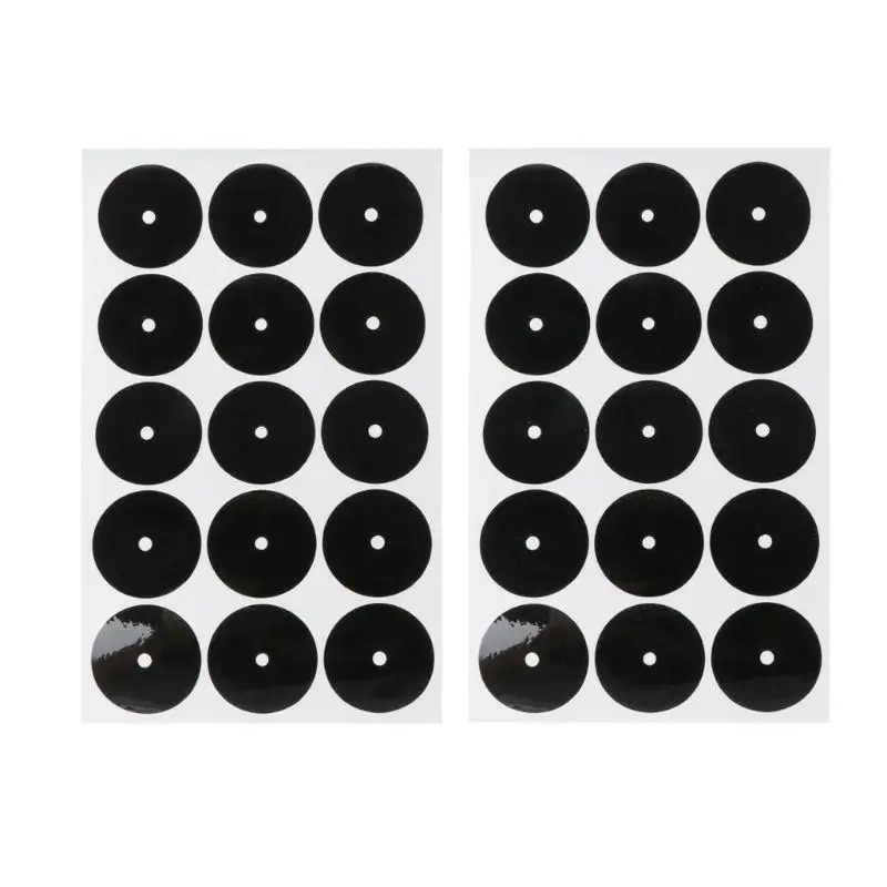 

652F Pool Table Marker Pool Table Black Marking Spots Marker Billiard Point Sticker Snooker Spots Set for Billiards Practice