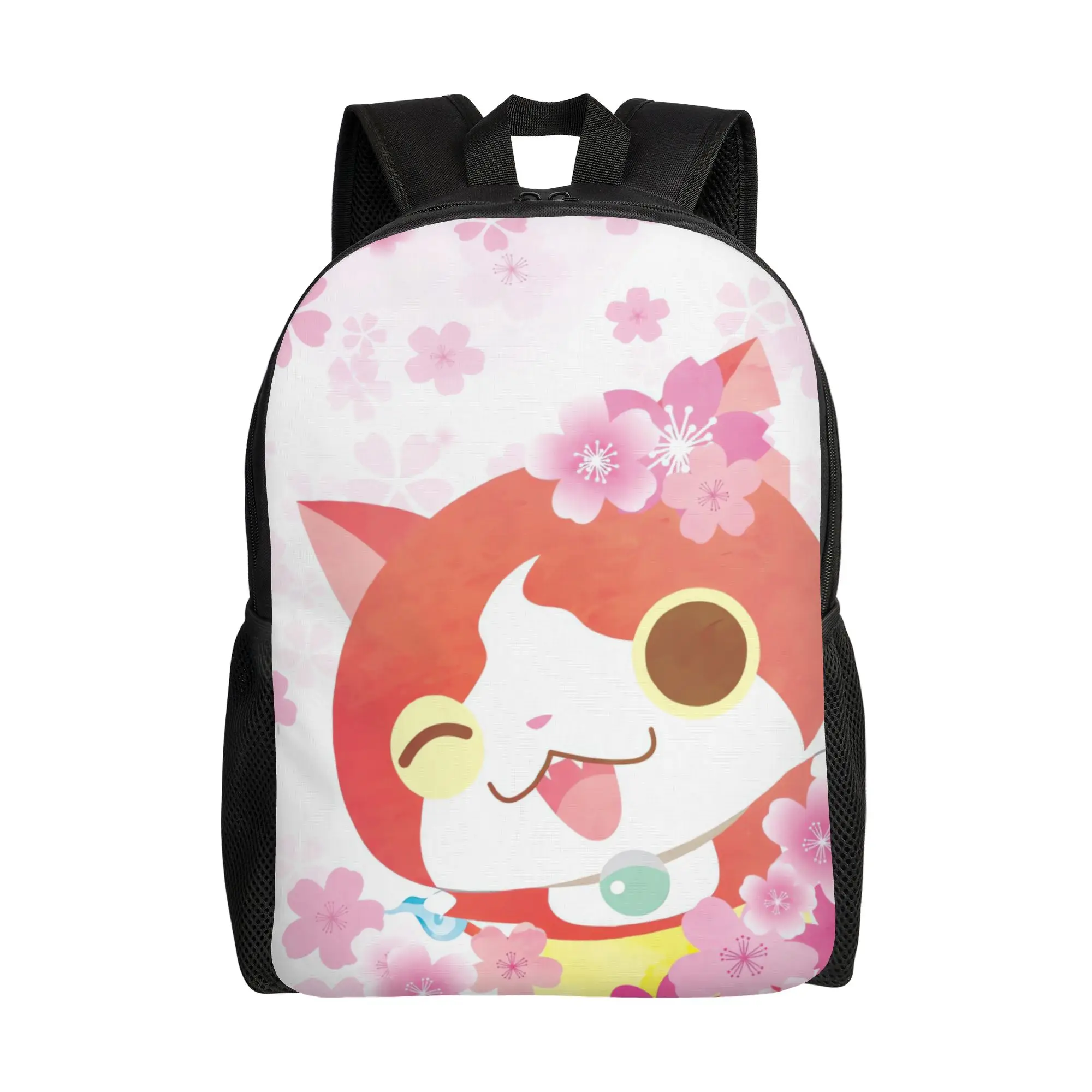 Yokai Watch Jibanyan 2 Backpack  Cycling Backpacks Unisex Colorful Print School Bags Streetwear Rucksack