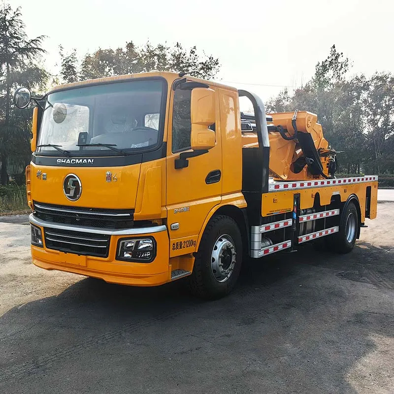Hydraulic Folding Workshop Remote Control Manipulator Steering Knuckle Telescopic Boom Truck Mounted Crane