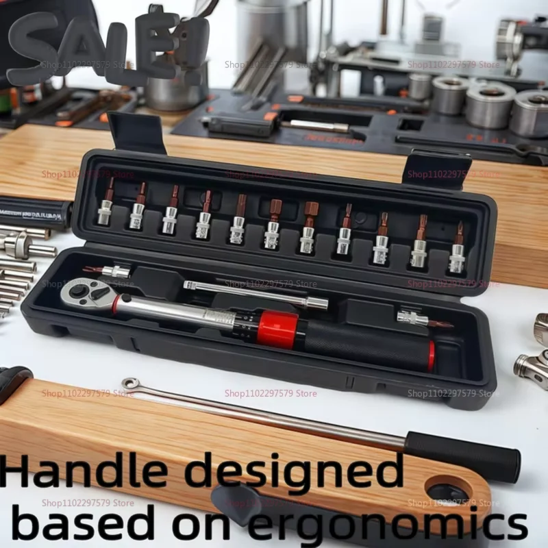 15 قطعة انقر نوع مفتاح العزم مجموعة 1/4 بوصة 2-24Nm قابل للتعديل شرارة التوصيل مجموعة أدوات مع مآخذ السيارات دراجة نارية إصلاح والعتاد