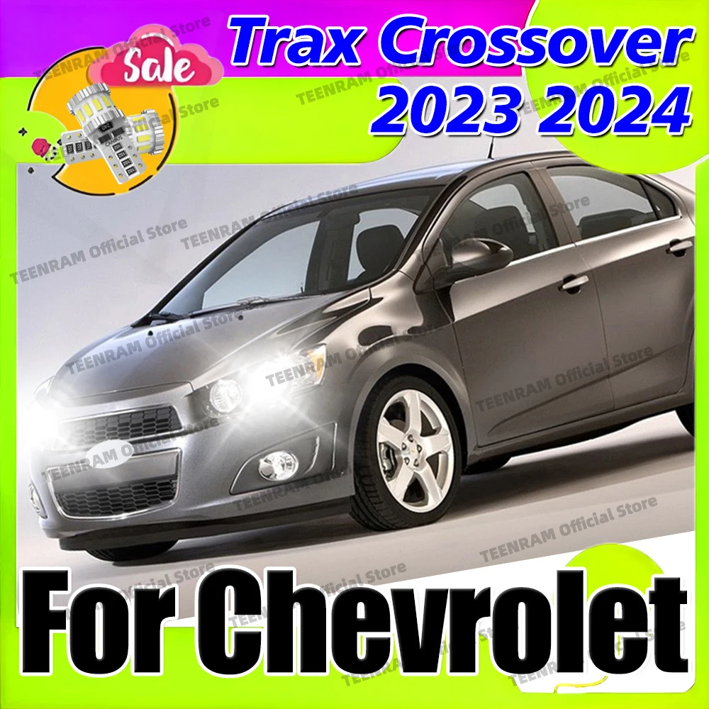 

2 шт. светодиодные лампы T10 W5W 168 192 для подсветки номерного знака Chevrolet Chevy Trax Crossover 2023 2024, внутренние габаритные огни для автомобиля