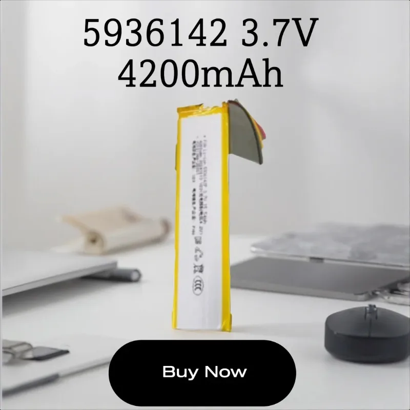 

High Quality Brand New 5936142 3.7V 4200mAh Replacement Lithium Battery For Wardrobe Light LED Wireless Keyboard Beauty Device