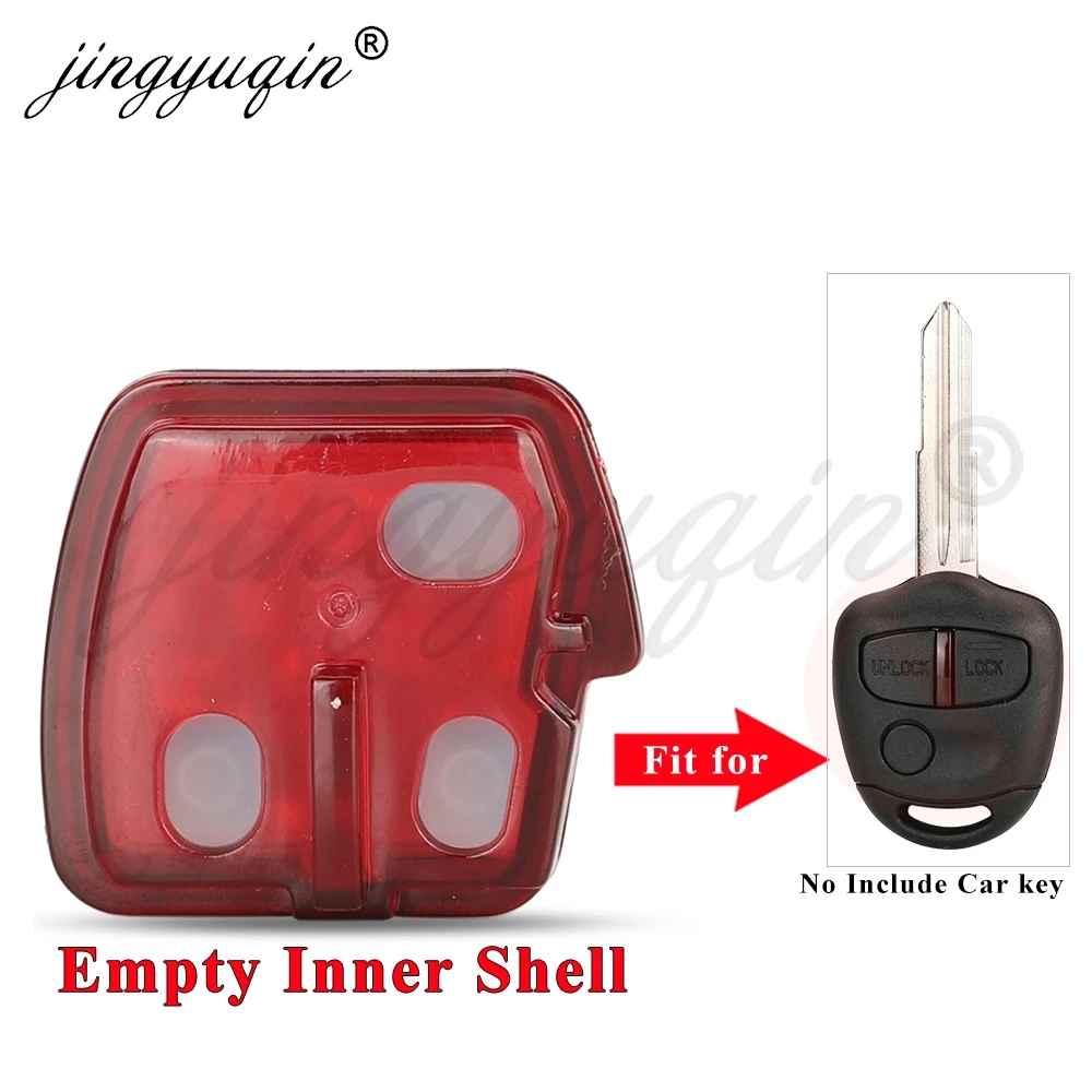 Jingyuqin 5/10/30 Stück Auto-Fernbedienungsschlüsselgehäuse, Innenhülle für Mitsubishi Outlander Montero Pajero Triton ASX Lancer Shogun L200 – Detail 2