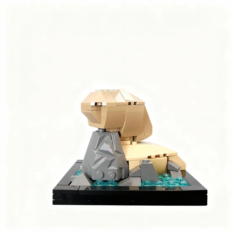 272 Pezzi MOC Architettura Copenhagen Modello della Sirenetta Blocchi da Costruzione Regalo di Natale Giocattolo Idea Creativa Educativa Mattoncini per Bambini