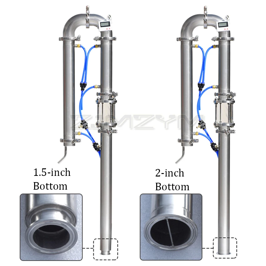 Food Grade Distilling Column Stainless Steel Distillery Equipment Home Brewing & Wine Making 1.5\