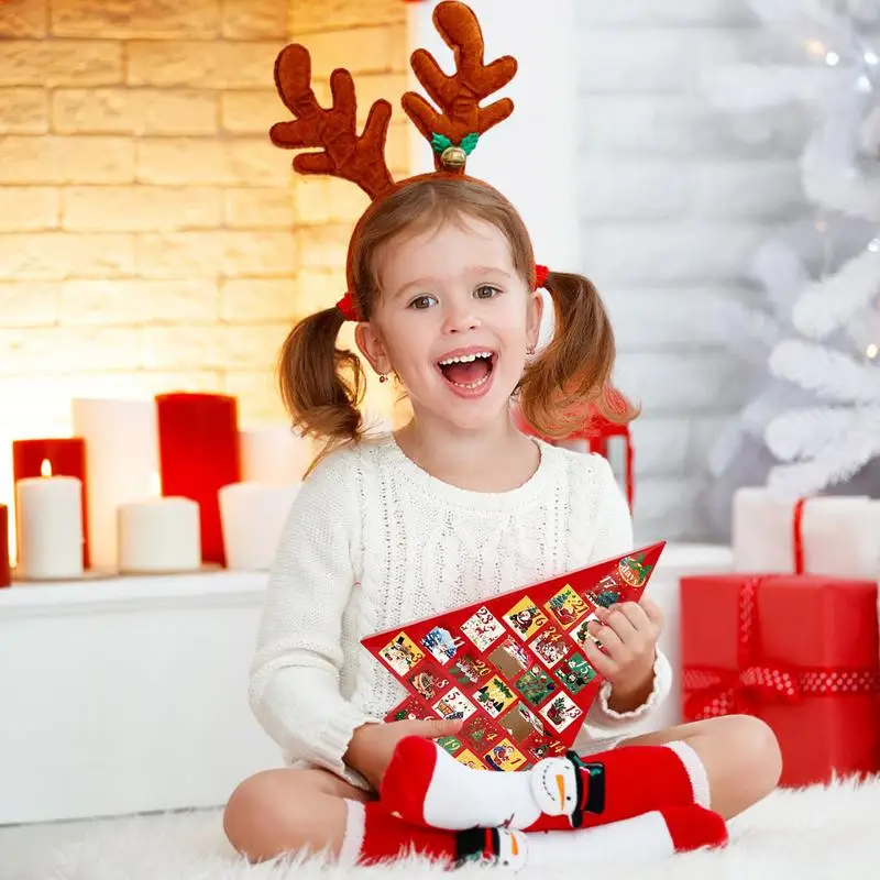 Christmas Advent Calendar Boxes Christmas Count Down Calendar 2024 Advent Calendar Christmas Countdown Calendar Empty Box For Bo