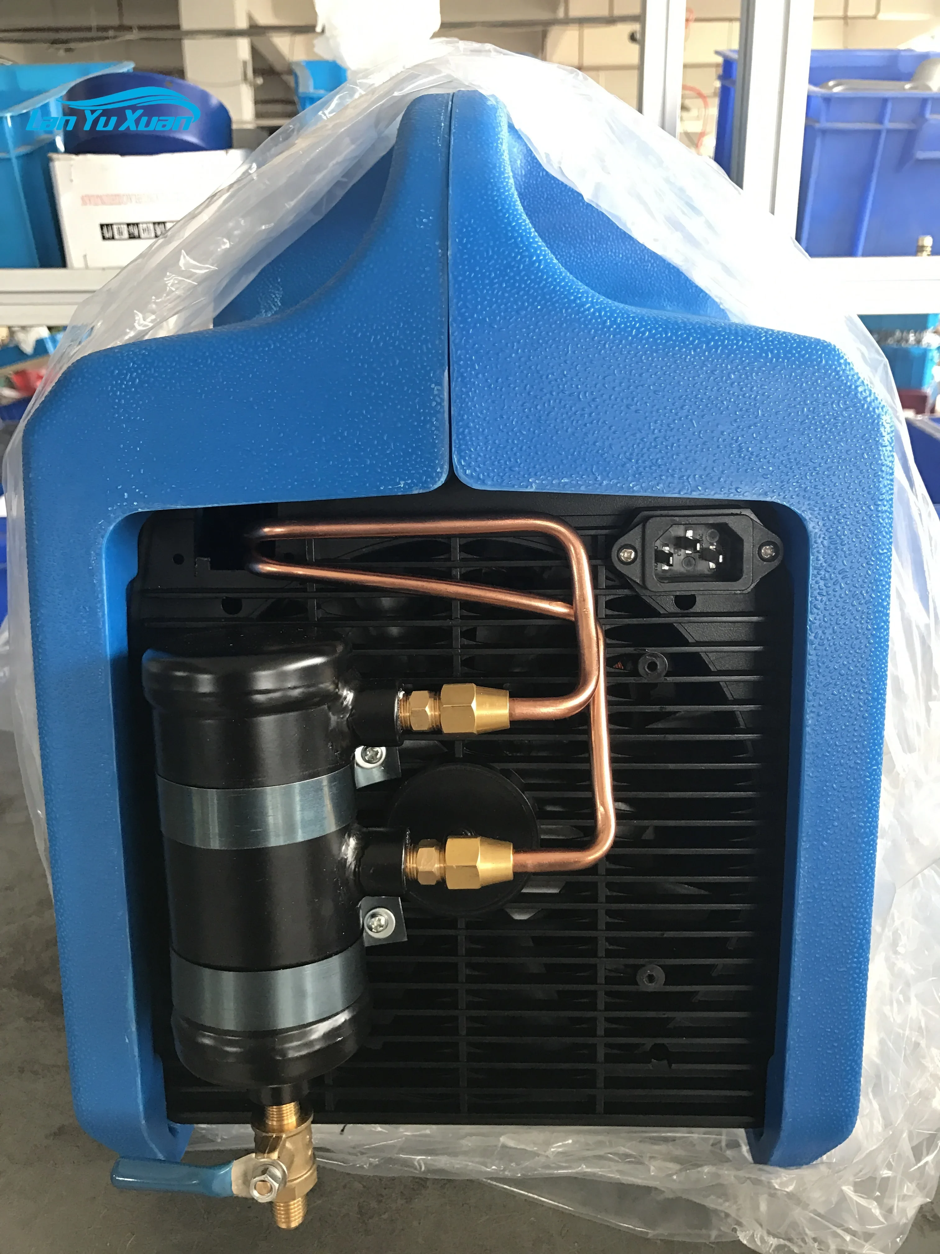 Automatic Gas Recovery Unit 3/4HP 1HP  R32 R1234YF explosion -proof refrigerant gas recovery machine with LP cut down Switch