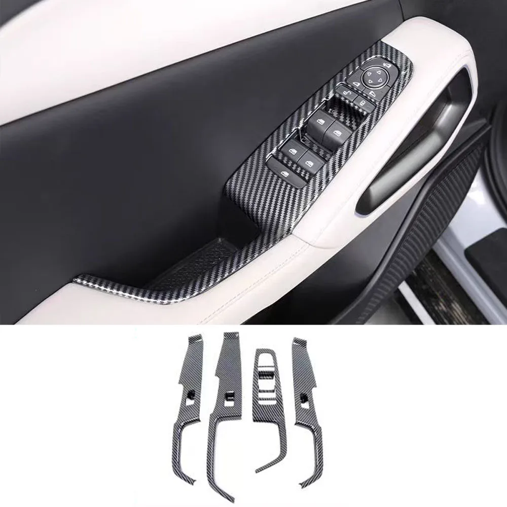 

Fit For BYD Yuan UP yuan pro 2023 2024 2025 Glass Lift Panel Sticker Door Internal Control Panel Sticker Interior Accessories