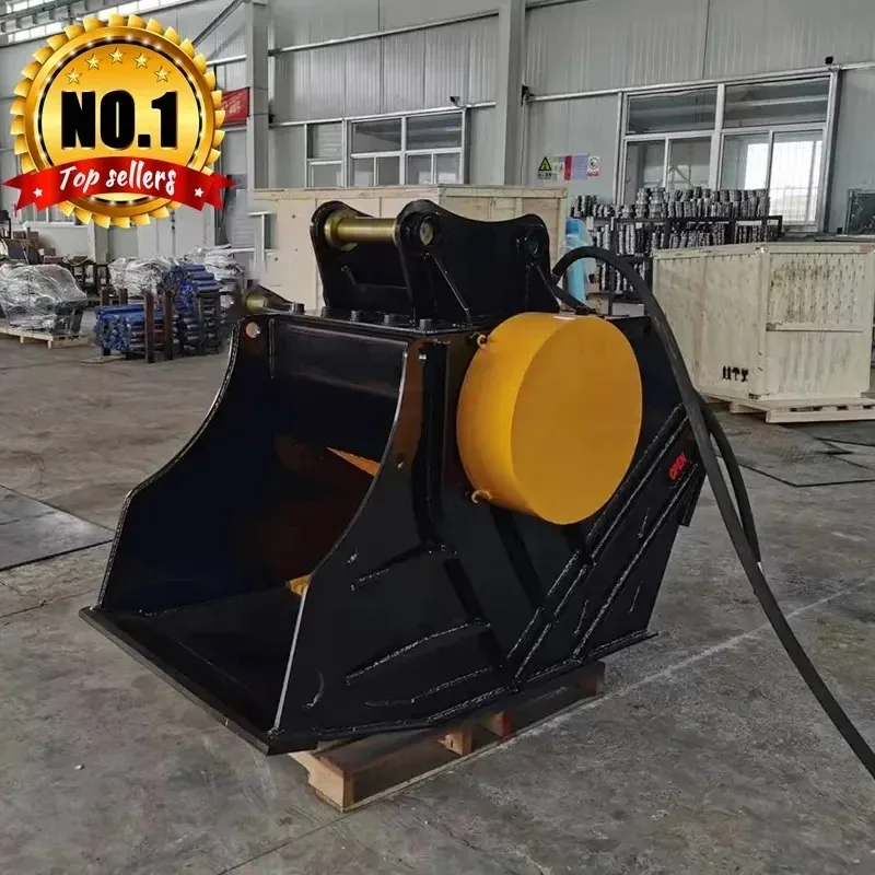 دلو كسارة متين لإعادة التدوير، تحويل نفايات البناء إلى مادة قابلة لإعادة الاستخدام في الموقع