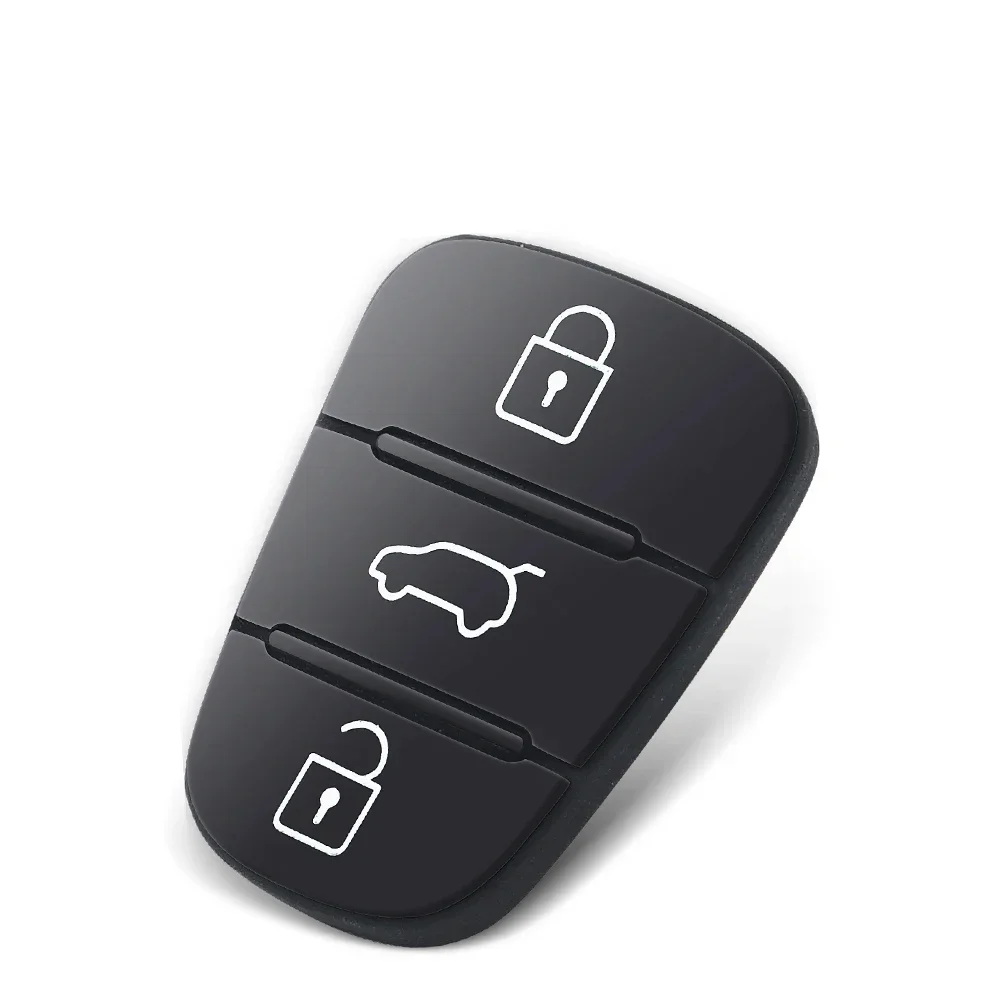 Car Silicone Key 3 Button Case for Hyundai I20 I30 IX35 I35 Solaris RIO Elantra for Kia K5 Verna Picanto Sportage Flip Car Lock