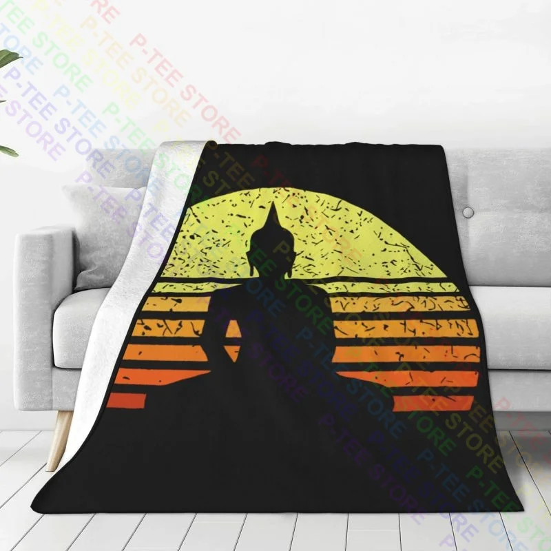 Gautama Buddha Zen Buddhist Meditation Buddhism Spirituality Blanket Raschel On The Sofa Camping Blanket