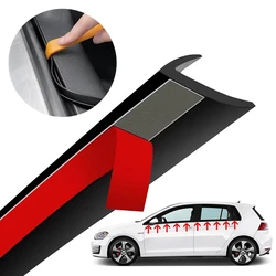 Car Side Window Seal Strip V-Shape Auto Rubber Sealing Strips For Reduce Noise Insolution Sealant Trim Auto Goods Accessories