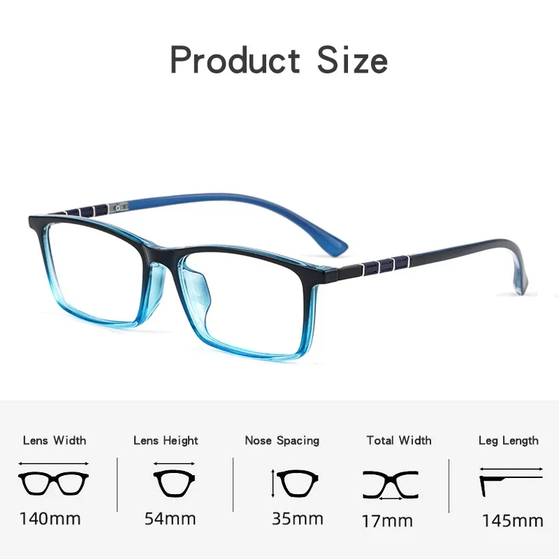 OLLYMURS خفيفة للغاية TR90 وصفة طبية مخصصة رجل نظارات إطار الرجال عالية الجودة مربع موضة النظارات الرياضية البصرية النظارات