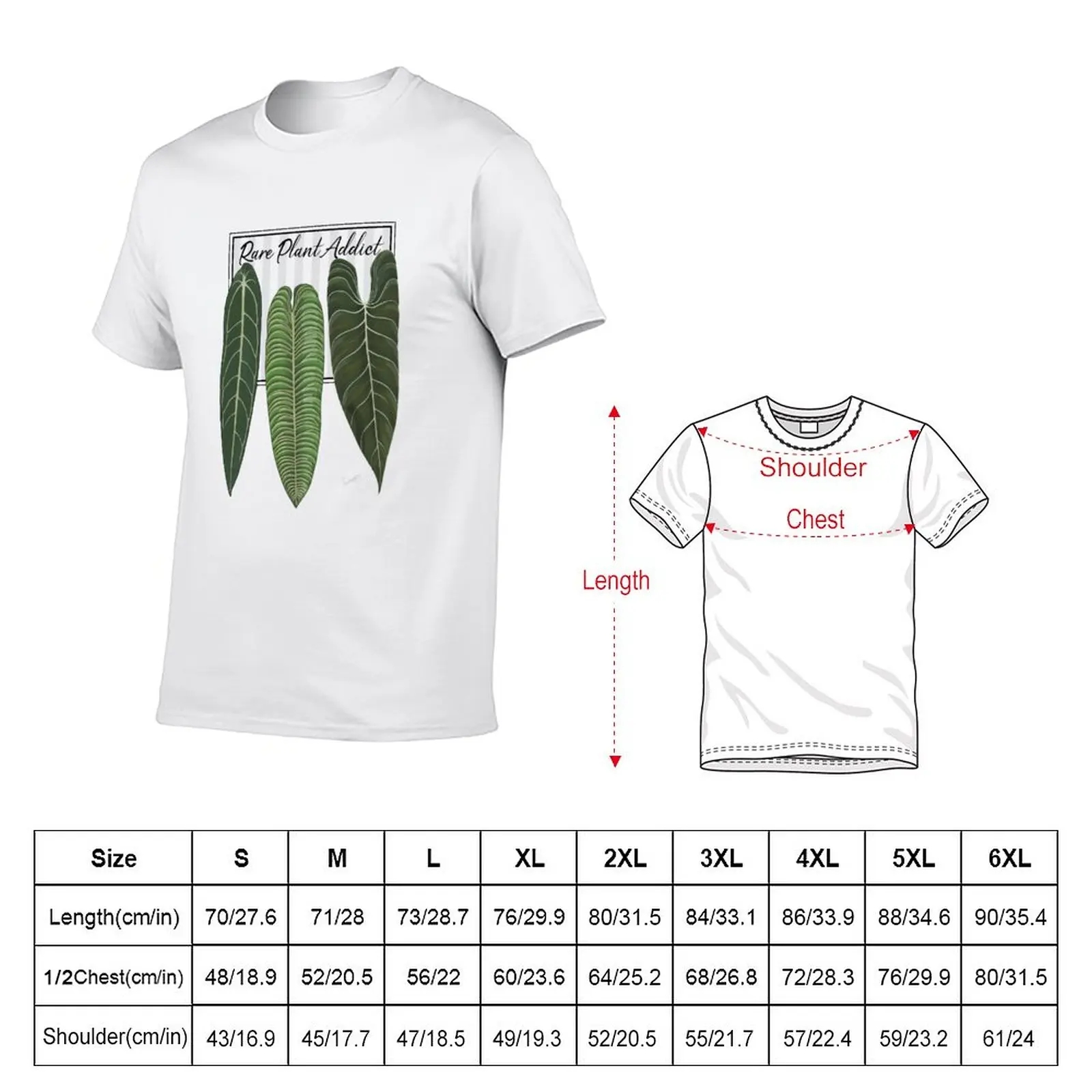 New Rare Plant Addict Slogan Art T-Shirt funny t shirts summer tops men graphic t shirts