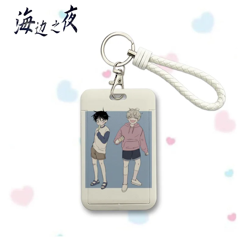 Night on the Waterfront Card Cover Dooshik Jooha Bus Subway Card Protective Cover Manga Goods Pendant Ornament Kawaii Gift