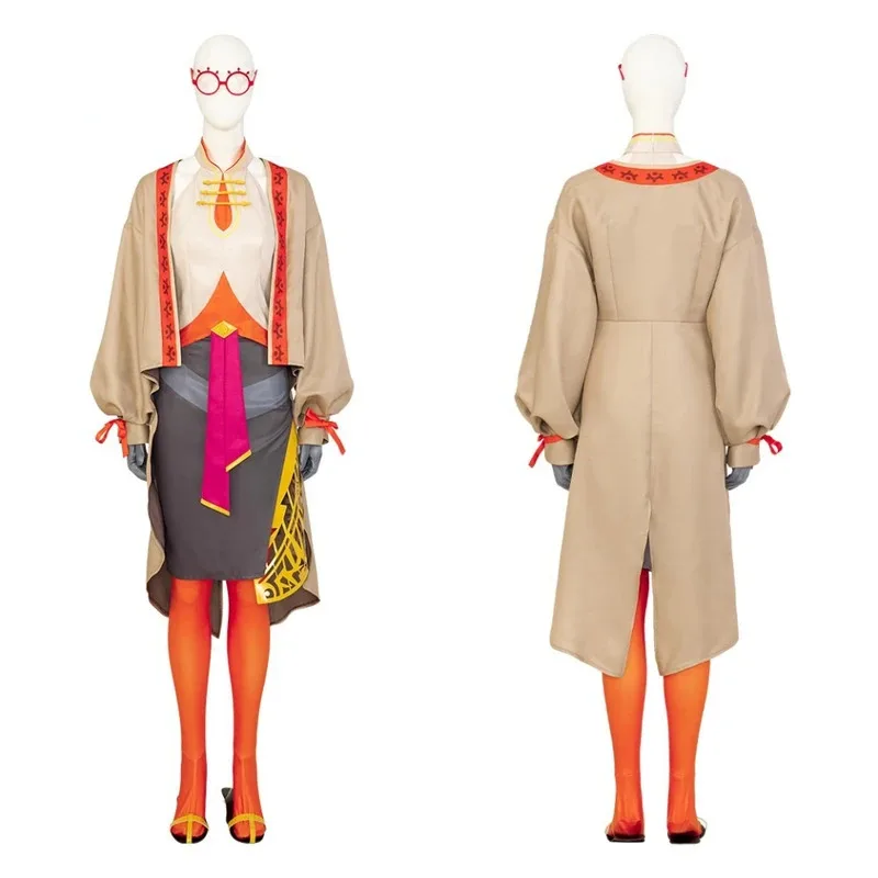 

Комплект костюма для косплея «Пура-принцесса» — вдохновленный игрой наряд с пальто, верхней юбкой и аксессуарами для Хэллоуина Comic Con And Christ