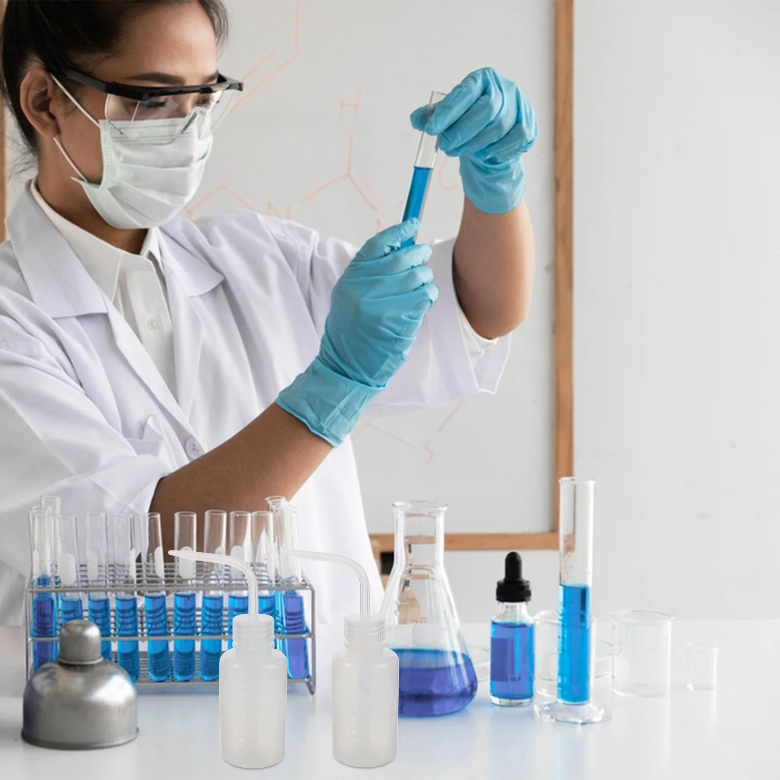 2 قطعة 150 مللي زجاجات ضغط لمختبر تنظيف رمش ملحقات الوشم لوازم البلاستيك زجاجات ضغط زجاجة رذاذ للتنظيف #6