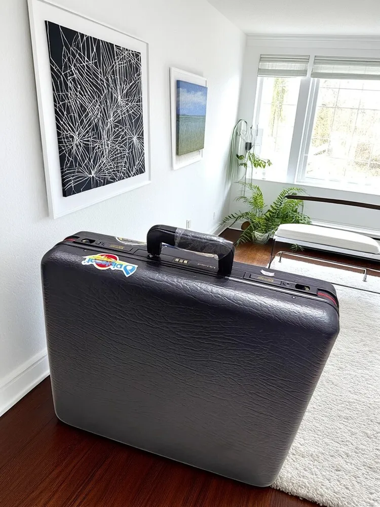 Valigia con lucchetto a combinazione per borsa da viaggio per laptop da viaggio d'affari, valigetta da trasporto a mano per bagaglio da cabina approvata per l'aereo