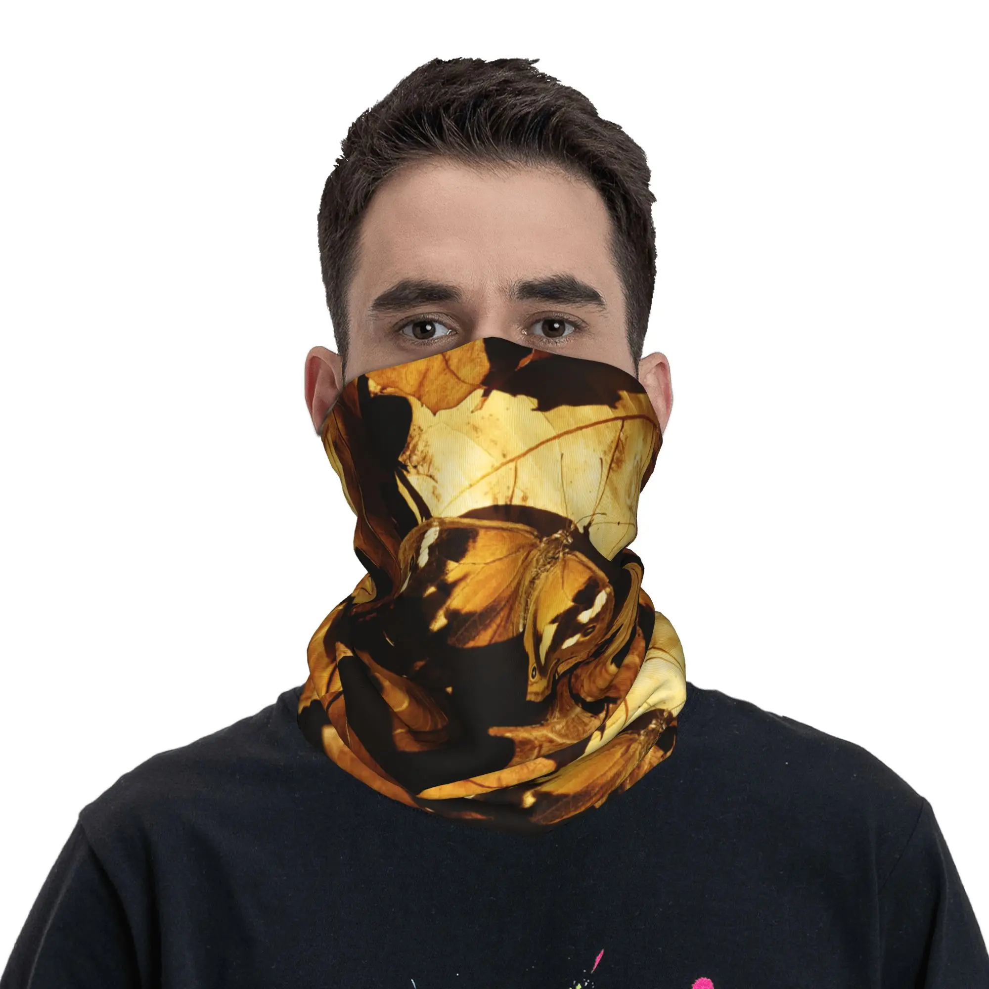 

Autumn Camouflage Art Bandana Neck Gaiter Printed Face Scarf Balaclava Running Unisex Adult Breathable