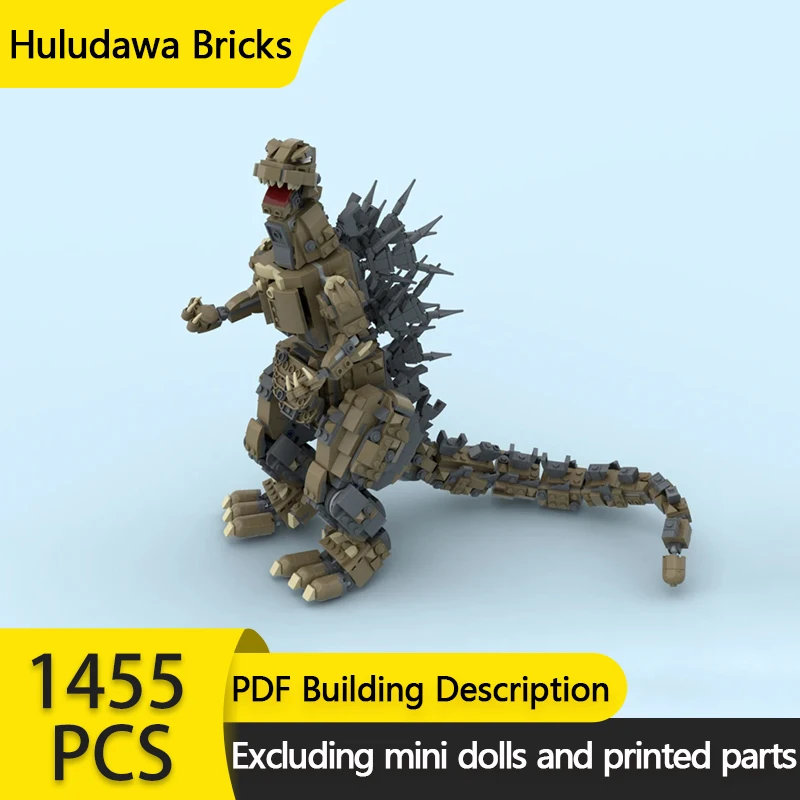 Popular Movie Model MOC Building Bricks Evil Dinosaur Monster Modular Technology Gifts Holiday Assemble Children Toys Suit