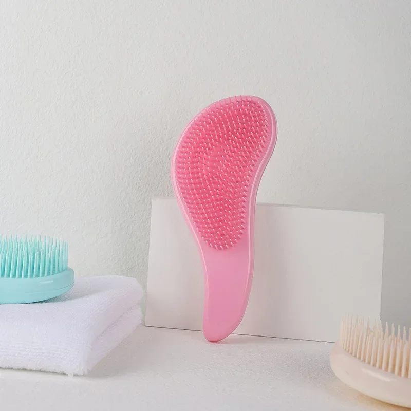 vvocci 1pcs Massage Comb Handle Massage Hair Hot Magic HairbrushAnti Static Shower Brush Tangle Detangle Salon Hair Styling Tool