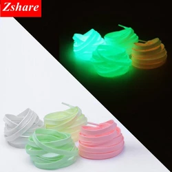 1Pair Luminous Shoelaces Flat Sneaker ShoeLace Kids Adult Fluorescent Shoe laces 80/100/120/140CM YG-1