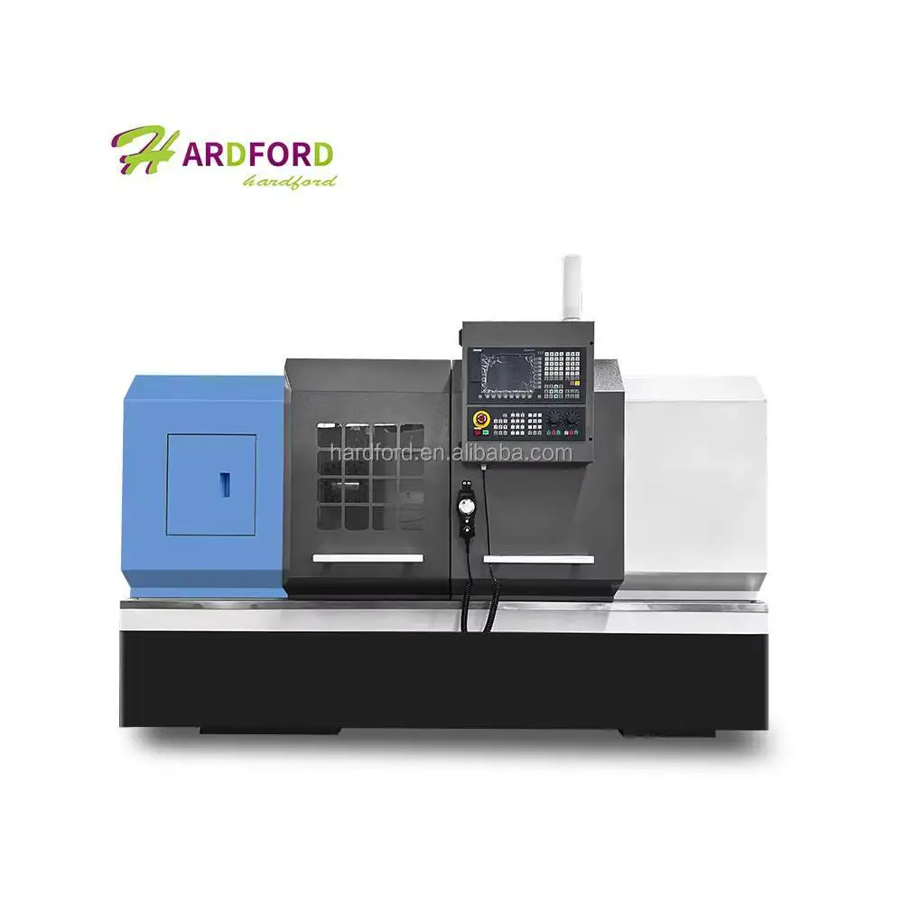 Hardford Ck6140 Flat Bed Cnc Lathe New CNC Hining Hine Main Shaft Three Variable Speed Strength Factory