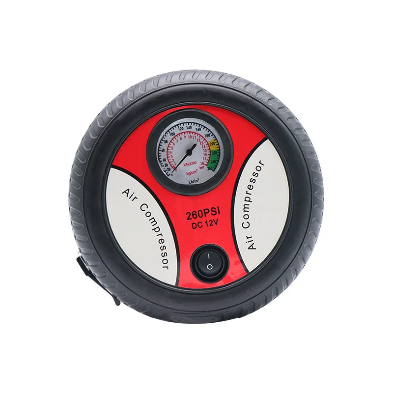 

Портативный проводной автомобильный воздушный компрессор постоянного тока 12 В, мини-ручное освещение для сигарет, универсальный указательный дисплей, автомобильный насос для накачивания шин