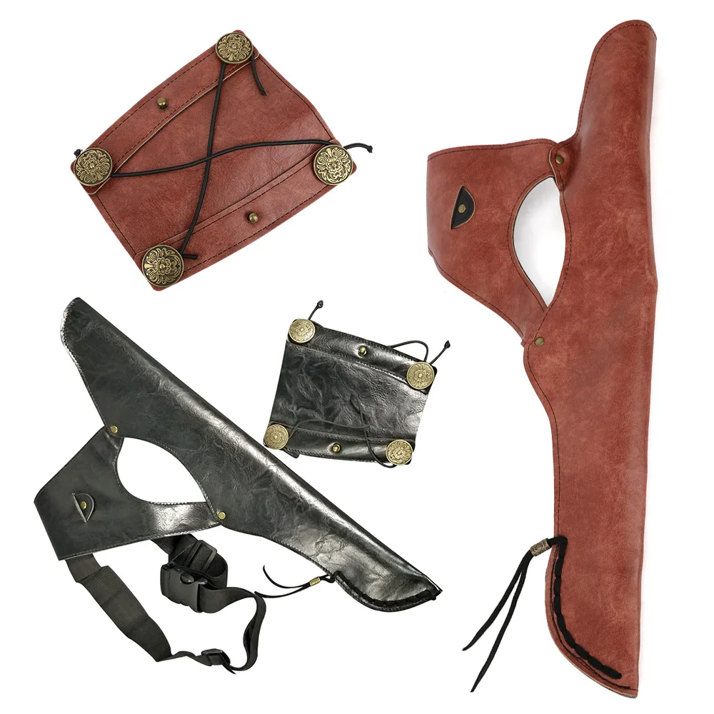 

Archery Arrow Quiver Arm Guard Leather Left and Right Hand Universal Protect Bow and Arrow Shooting Hunting Arm Protector