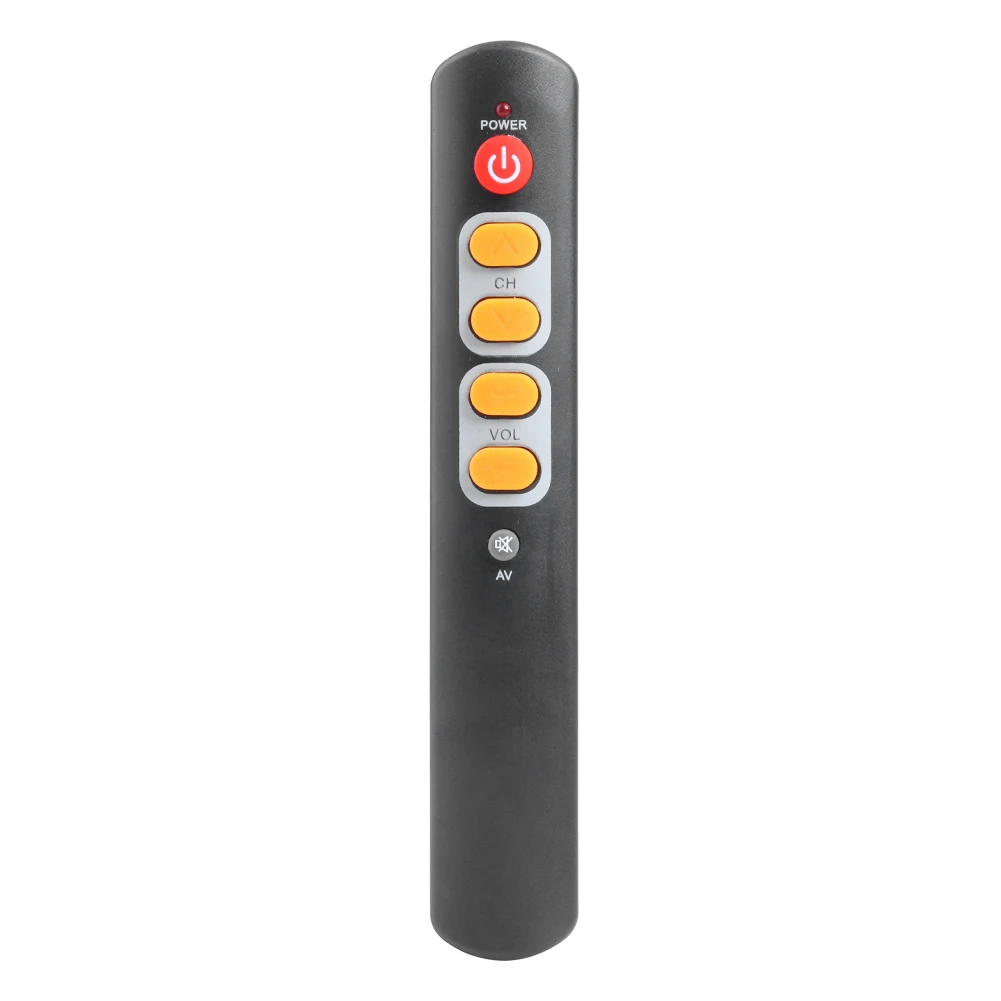 

6 Yellow Buttons Learning Remote Copy from IR Remote for TV Box STB DVD DVB VCR