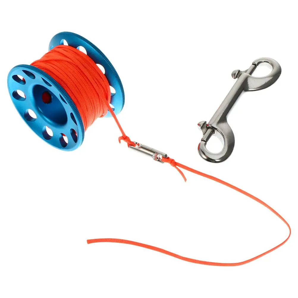 

Aluminum Anti-winding Device Scuba Dive Reel Durable Textured Practical Professional Diving Tool Underwater Fishing Accessories