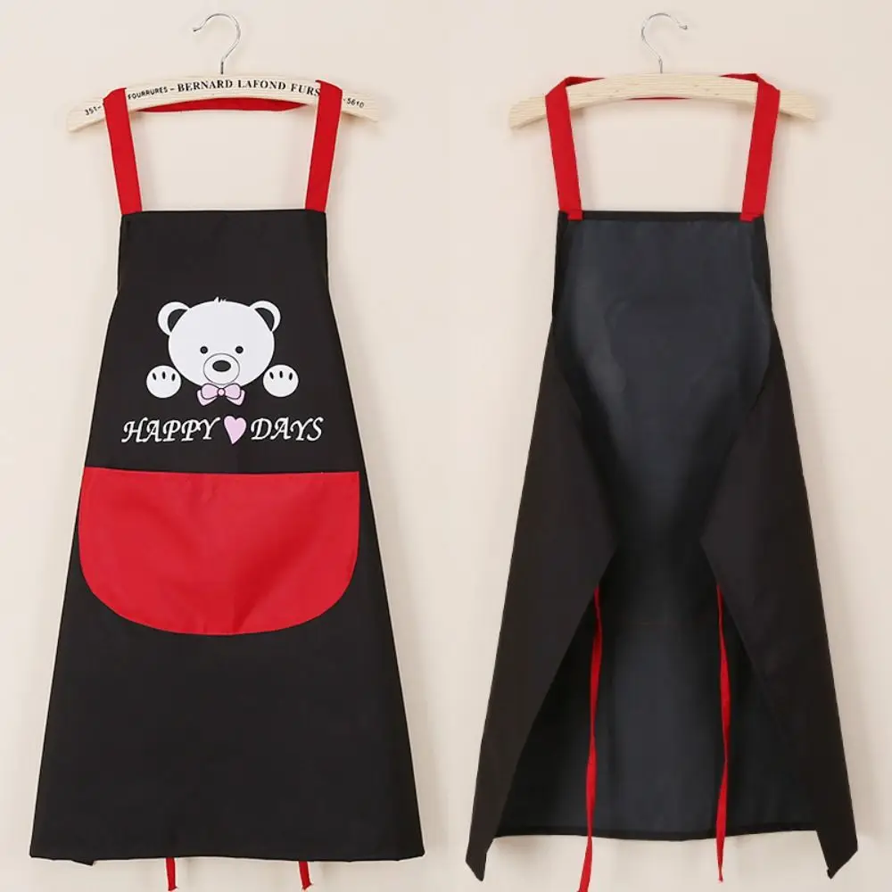 Cleaning Tools Waterproof Kitchen Apron With Hand Towel Bib Work Apron Abrasion Resistant Restaurant Uniform Barber