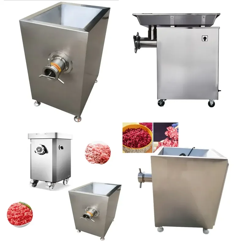 Stainless Steel Meat Grinder Multi Functional Poultry Fish Pig Meat Mincer Factory Direct Sales