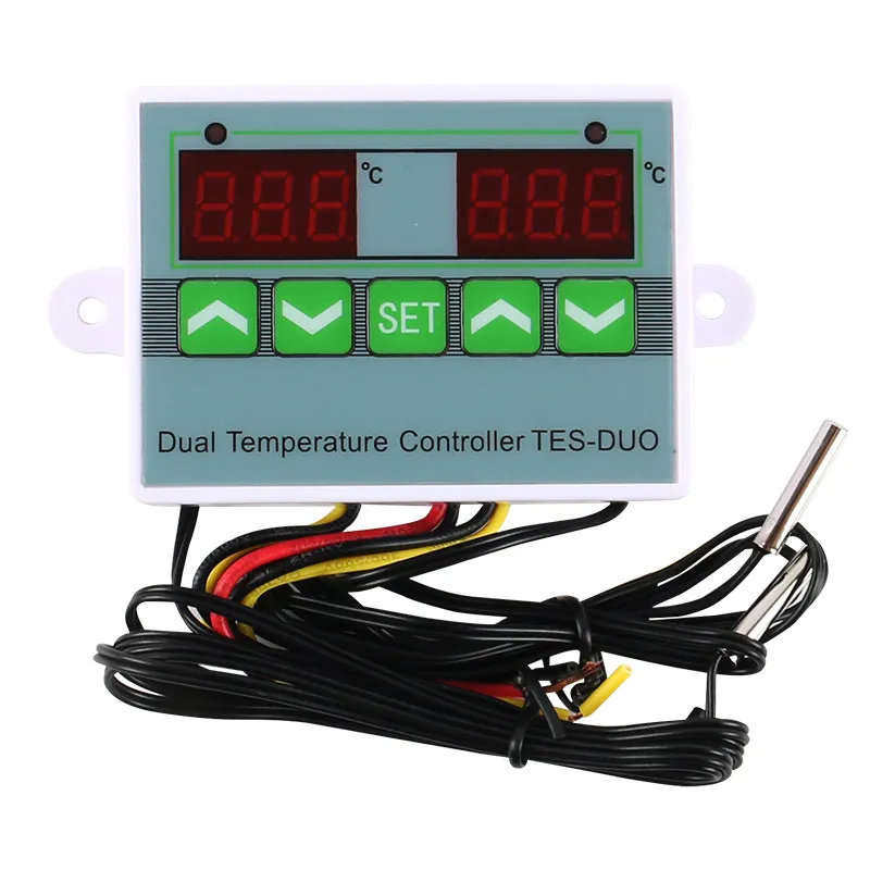 Microcomputer Dual-channel Intelligent ST-3012 Switch Dual-temperature Dual-control Adjustable Temperature Controller
