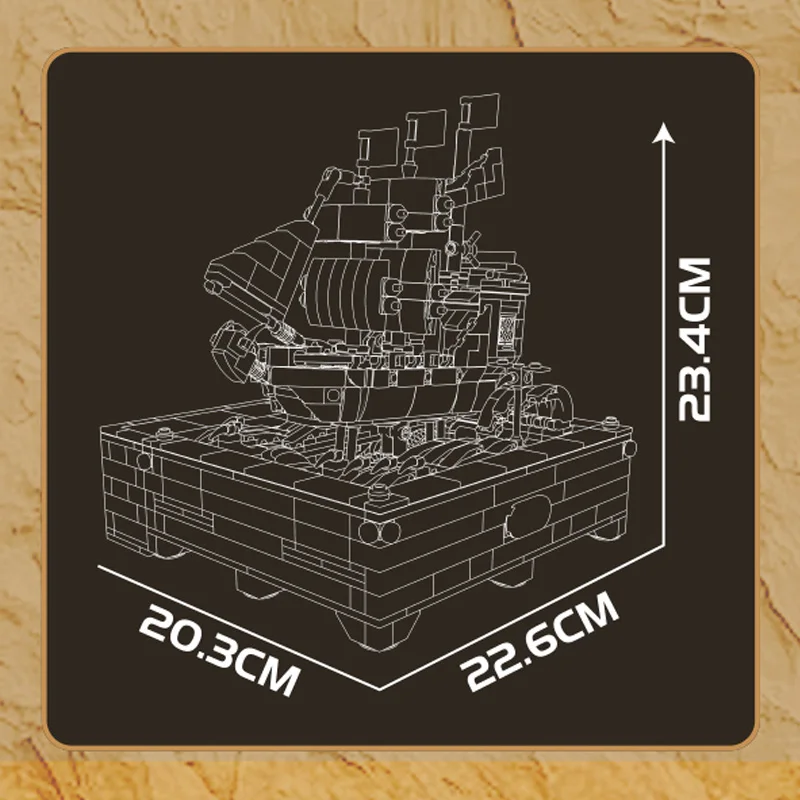 Mould King 10243 Pirate Ship Model Kit Building Bricks 1280PCS Ships Construction Toys Set Christmas Gifts for Adults