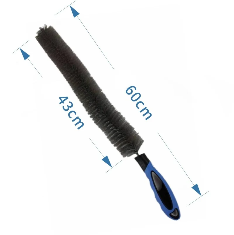 

Lengthen 60cm car engine Bendable Detailing wash brush Not scratched tire 3cm long Soft Bristle For Chevrolet Bentley car