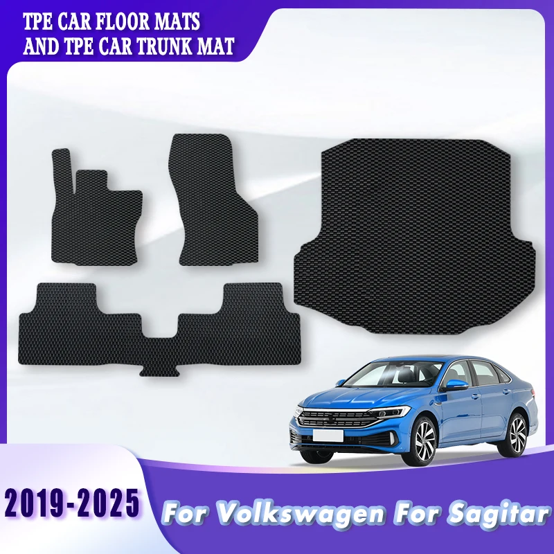 

Автомобильные коврики TPE, коврики в багажник для Volkswagen vw Sagitar 2019 2020 2021 2022 2023 2024 2025, автомобильные аксессуары для интерьера, продукты