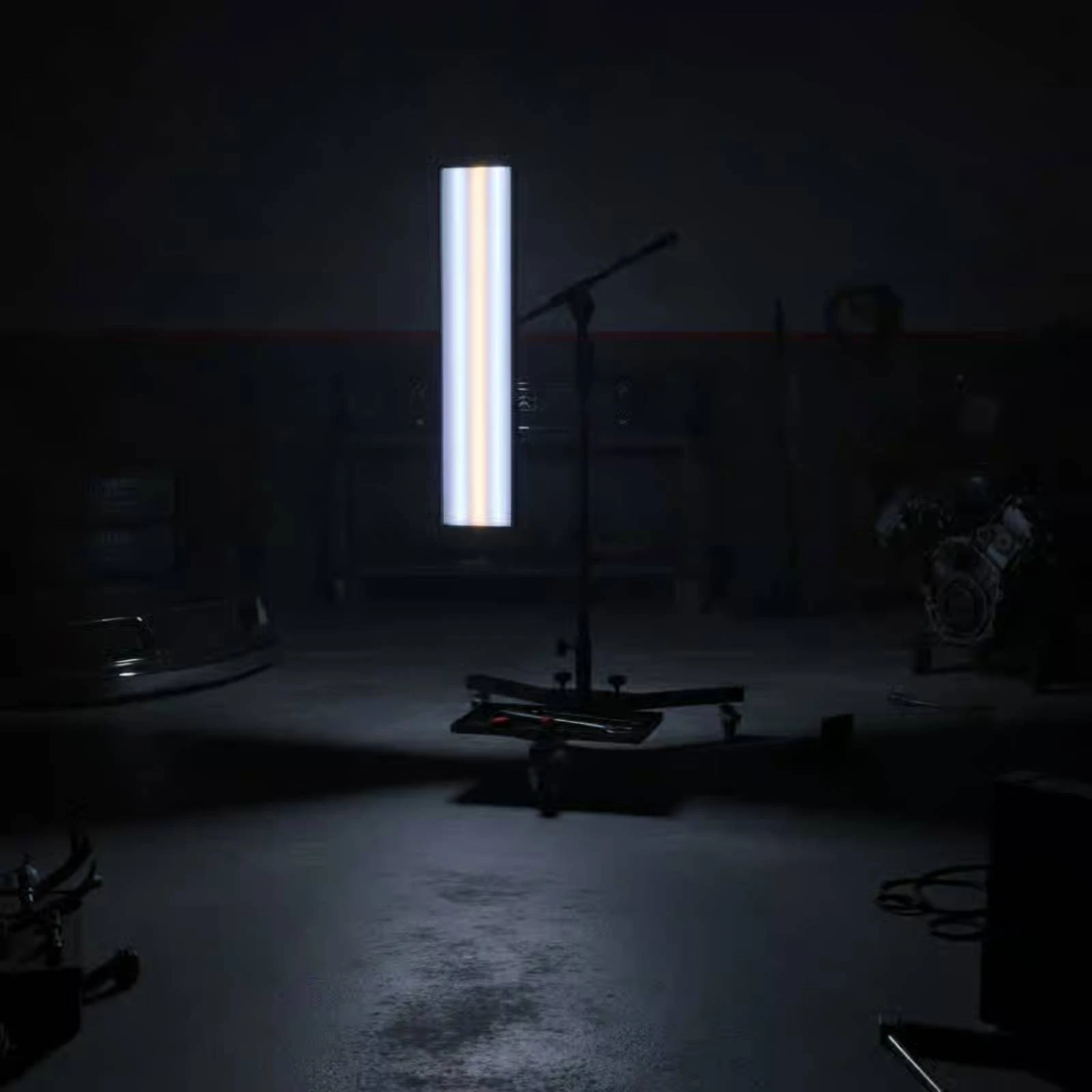 

Floor Standing Inspection Lamp Dual Voltage Automotive Tool for Body Shop Workers